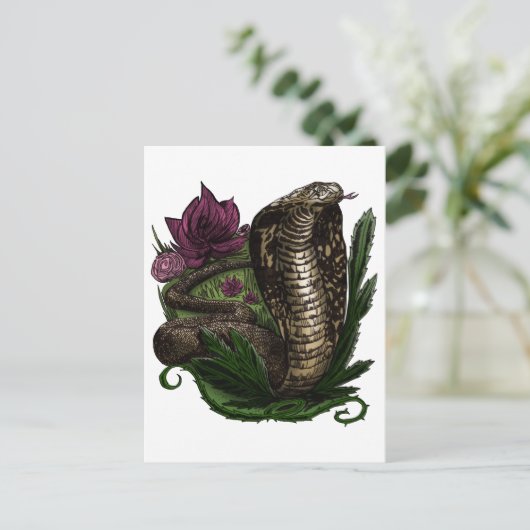 Carte Postale Cobra (Debout devant)