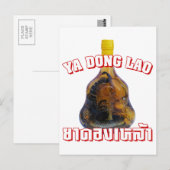 Carte Postale Cobra Snake Vs Scorpion Whiskey ... Yadong Lao (Devant / Derrière)