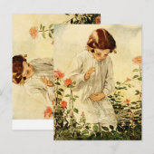 Carte Postale Cobweb par Jessie Willcox Smith (Devant / Derrière)