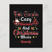 Carte Postale Coca chaud, couvertures douillettes et films de No (Devant)