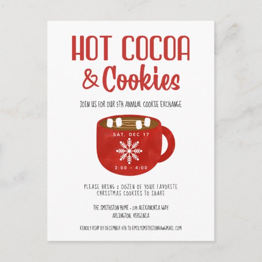 Carte Postale Coca-Cola et biscuits Fête de Noël (Devant)