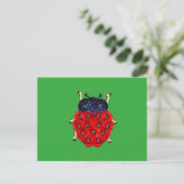 Carte Postale Coccinelle (Debout devant)