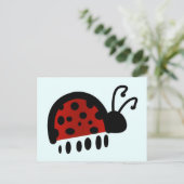 Carte Postale Coccinelle (Debout devant)
