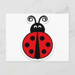 Carte Postale coccinelle