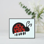 Carte Postale Coccinelle (Debout devant)
