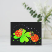 Carte Postale coccinelle et cloison (Debout devant)