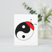 Carte Postale coccinelle harmonia (Debout devant)