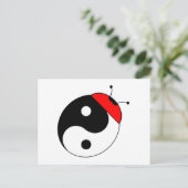 Carte Postale coccinelle harmonia (Debout devant)