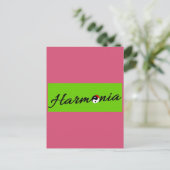 Carte Postale Coccinelle Harmonia zen (Debout devant)