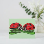 Carte Postale Coccinelles (Debout devant)