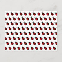 Carte postale coccinelles personnalisables