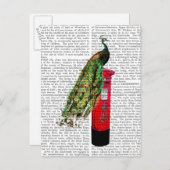 Carte Postale Coche sur boîte postale (Devant / Derrière)