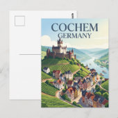 Carte Postale Cochem Allemagne (Devant / Derrière)
