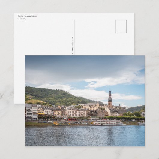 Carte Postale Cochem Allemagne (Devant / Derrière)