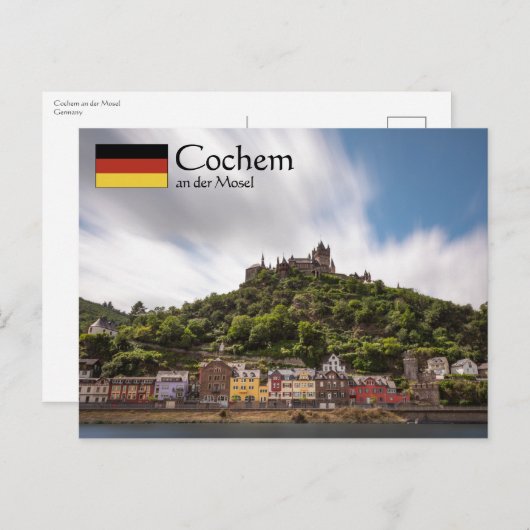 Carte Postale Cochem Allemagne (Devant / Derrière)