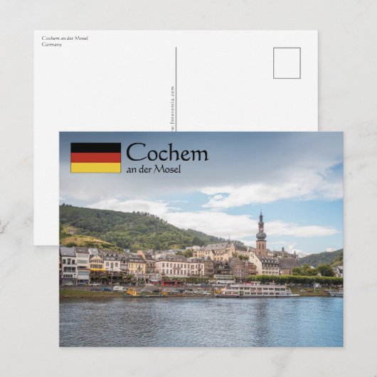 Carte Postale Cochem Allemagne (Devant / Derrière)