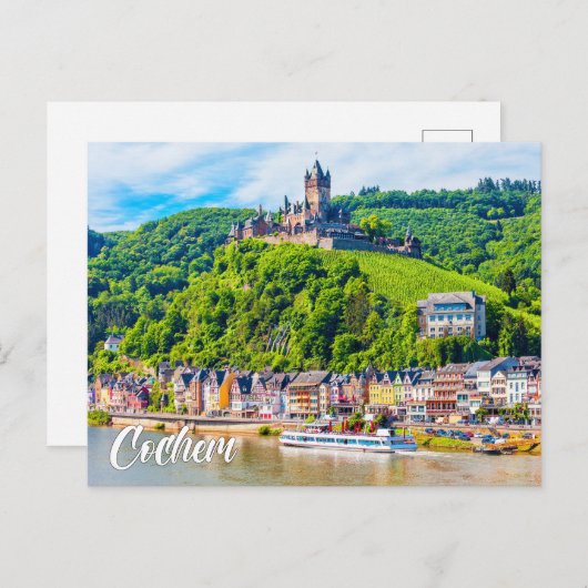 Carte Postale Cochem Castle, Germany (Devant / Derrière)