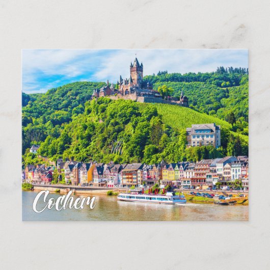 Carte Postale Cochem Castle, Germany (Devant)