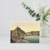 Carte Postale Cochem et château, Moselle, vallée de, Allemagne c (Debout devant)