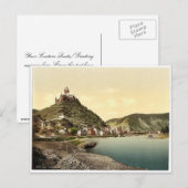 Carte Postale Cochem et château, Moselle, vallée de, Allemagne c (Devant / Derrière)