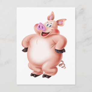 Carte Postale Cochon, cerdo, porco, Schwein, cochon