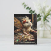 Carte Postale Cochon De Guinée Fée (Debout devant)