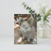 Carte Postale Cochon décoratif (Debout devant)