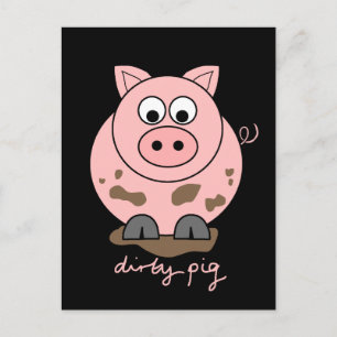 Carte Postale Cochon sale