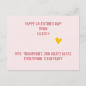 Carte Postale Cochons & Bisous - Saint Valentin de la classe de  (Dos)