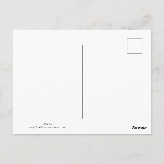 Carte Postale cochons de Guinée (Dos)