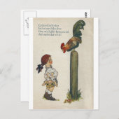 Carte Postale Cock-a-doodle-doo (Devant / Derrière)