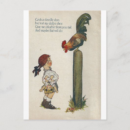 Carte Postale Cock-a-doodle-doo (Devant)