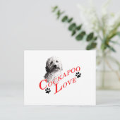 Carte Postale Cockapoo Love (Debout devant)