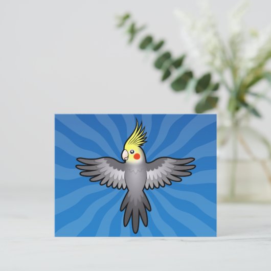 Carte Postale Cockatiel (Debout devant)