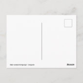 Carte Postale Cockatiel budgerigar perché sur branche (Dos)