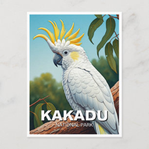 Carte Postale Cockatoo au parc national Kakadu Australie