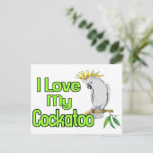 Carte Postale Cockatoo Love (Debout devant)