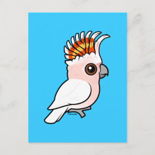 Carte Postale Cockatoo rose Birdorable