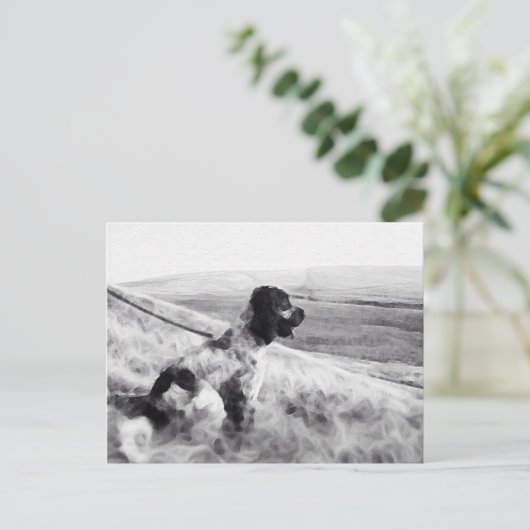 Carte Postale Cocker Spaniel (Debout devant)