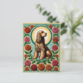 Carte Postale Cocker Spaniel (Debout devant)