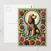 Carte Postale Cocker Spaniel (Devant / Derrière)
