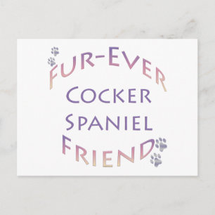Carte Postale Cocker Spaniel Furever