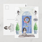 Carte postale Cocker Spaniel Moving Faire-part (Devant / Derrière)