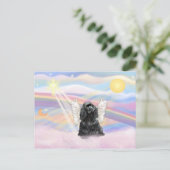 Carte Postale Cocker Spaniel - noir (Debout devant)