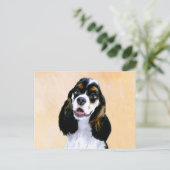 Carte Postale Cocker Spaniel (Parti) Peinture - Art Chien origin (Debout devant)
