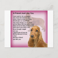 Cocker Spaniel - Poème d'ami