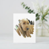 Carte postale Cocker Spaniel Puppy Chien (Debout devant)
