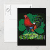 Carte Postale Cocksure I'm Irish Too ! (Devant / Derrière)