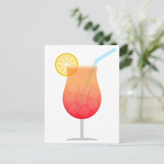 Carte Postale Cocktail (Debout devant)