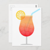 Carte Postale Cocktail (Devant / Derrière)